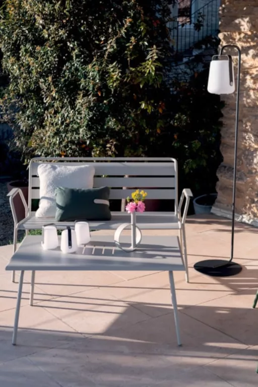 chaise et banc métal extérieur